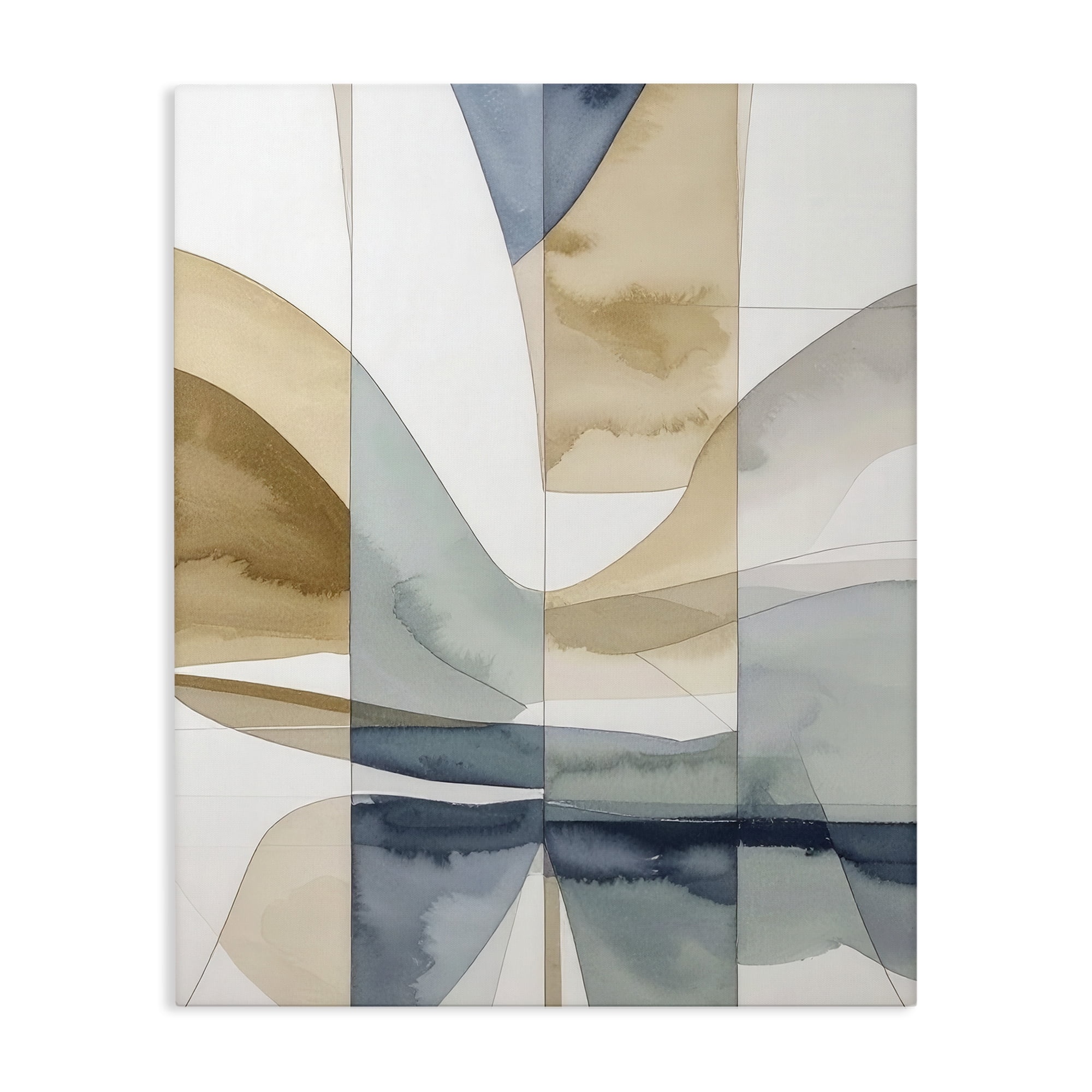 Stupell Industries Geographic Fluid Abstraction Canvas Wall Art, design by Alonza Saunders