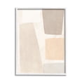 thumbnail image 1 of Stupell Industries Geometric Abstract Collage Blocked Neutral Brown Shapes Framed Wall Art, 11 x 14, Design by June Erica Vess, 1 of 5