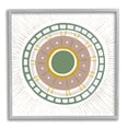 thumbnail image 1 of Stupell Industries Geometric Abstract Eye Fractal Abstract Painting Gray Framed Art Print Wall Art, 1 of 7