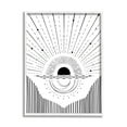 thumbnail image 1 of Stupell Industries Geometric Astrological Horizon Sun Ray Burst Asymmetrical Pattern, 11 x 14, Design by Ziwei Li, 1 of 7