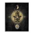 thumbnail image 1 of Stupell Industries Eclectic Geometric Hamsa and Evil Eye Astrological Symbols Black Framed Giclee Art, 11 x 14, by Oliver Jeffries, 1 of 7