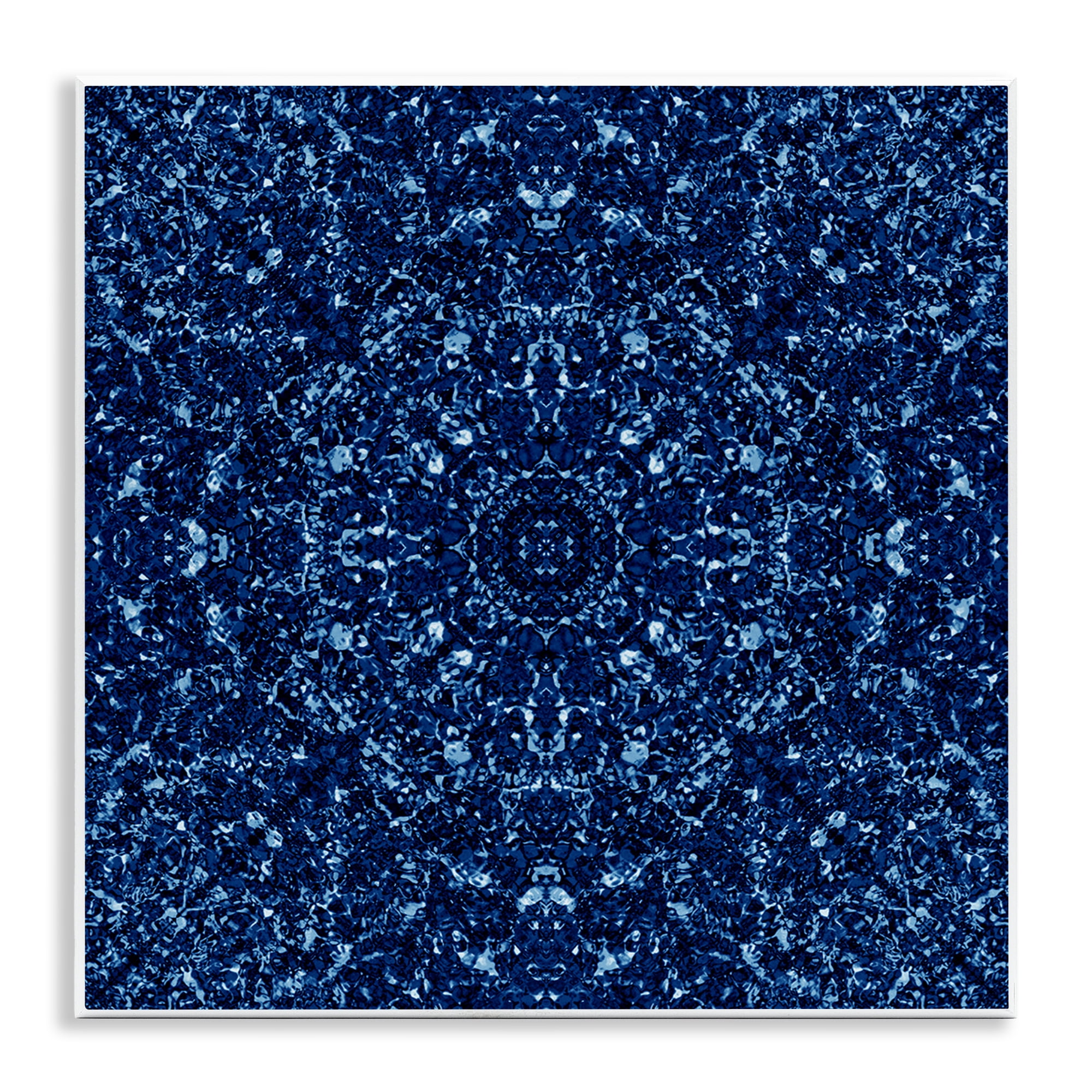 Stupell Industries Geometric Mosaic Pattern Abstract Painting Unframed Art Print Wall Art, 12 x 12