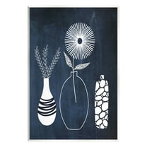 Stupell Industries Geometric Plant Doodles Botanical & Floral Painting Unframed Art Print Wall Art, 10 x 15