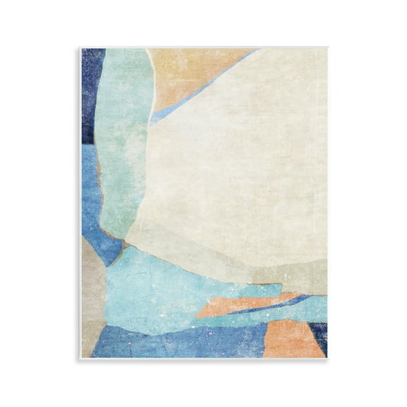 Stupell Industries Geometric Rustic Shapes Abstract Painting Unframed Art Print Wall Art, 11 x 14