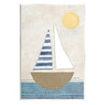 thumbnail image 1 of Stupell Industries Geometric Sailboat Striped Ocean Water Graphic Art Unframed Art Print Wall Art, Design by Katie Doucette, 1 of 6