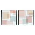 thumbnail image 1 of Stupell Industries Geometric Square Shape College Industrial Stripe Patterned Abstraction, 12 x 12, Design by Melissa Wang, 1 of 5