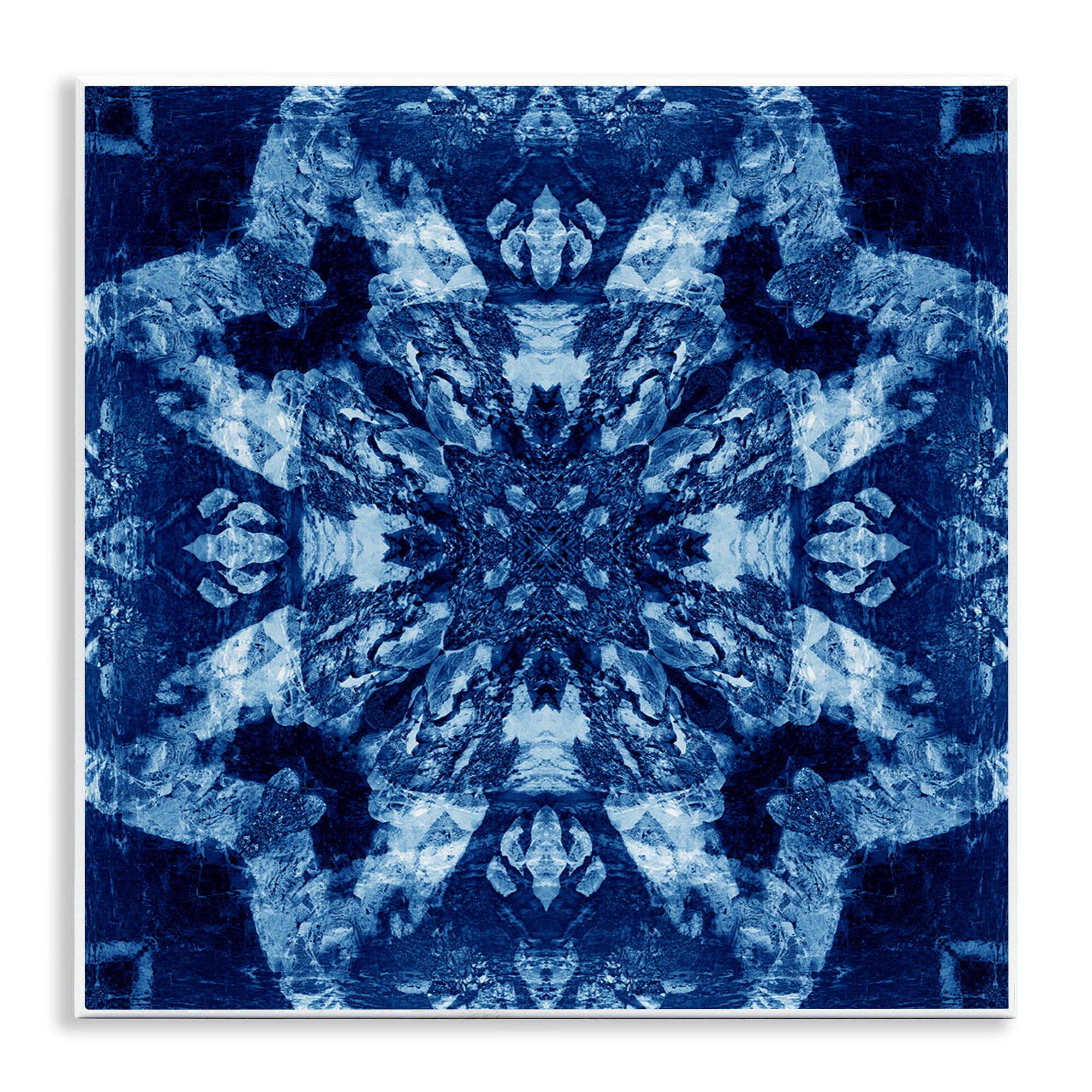 Stupell Industries Geometric Symmetry Pattern Abstract Painting Unframed Art Print Wall Art, 12 x 12