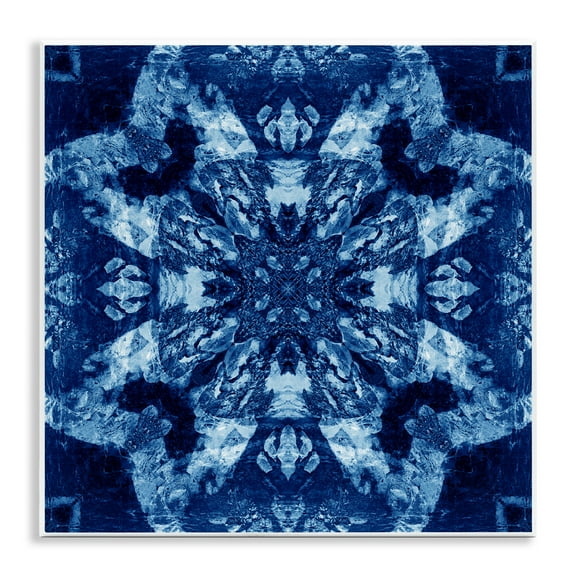 Stupell Industries Geometric Symmetry Pattern Abstract Painting Unframed Art Print Wall Art, 12 x 12