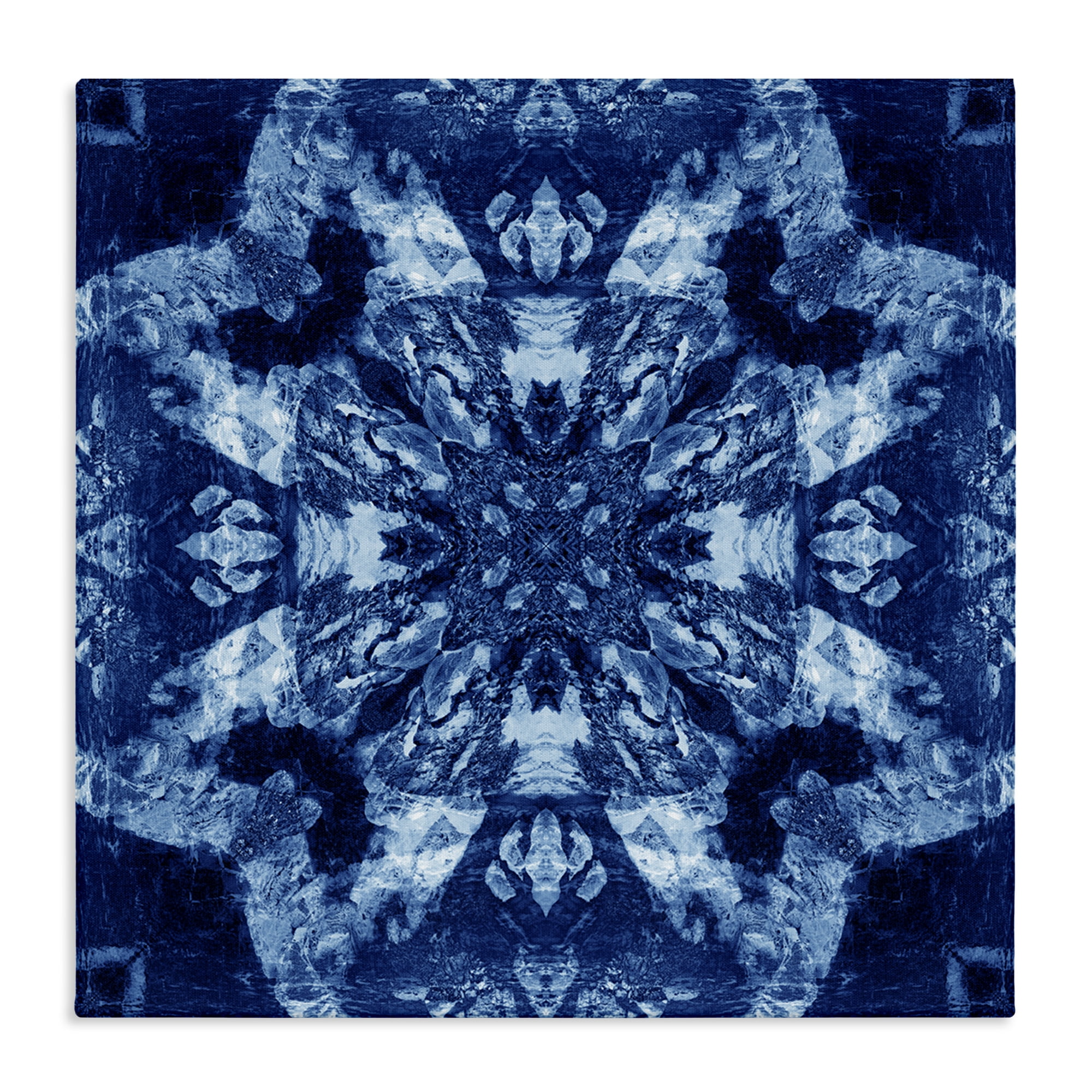 Stupell Industries Geometric Symmetry Pattern Abstract Painting Wrapped Canvas Art Print Wall Art, 36 x 36