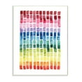 thumbnail image 1 of Stupell Industries Geometric Watercolor Rainbow Tiles over White,10 x 15,Designed by Grace Popp, 1 of 6