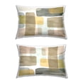 thumbnail image 1 of Stupell Industries Geometric Yellow Accent Decorative Printed Throw Pillow, 14 x 20, 1 of 5