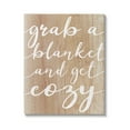 thumbnail image 1 of Stupell Industries Get Cozy Rustic Phrase Inspirational Painting Gallery Wrapped Canvas Print Wall Art, 1 of 5