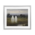 thumbnail image 1 of Stupell Industries French Country Ghost Duo in Field Gray Framed Print Under Glass, 21 x 17, by LSR Design Studio, 1 of 8