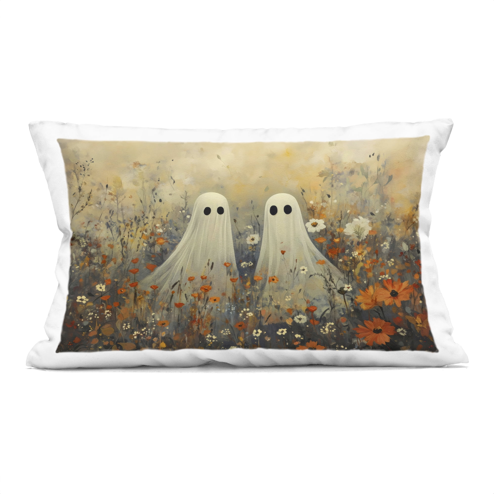 Stupell Industries Ghosts in Autumn Meadow Decorative Printed Throw Pillow, design by Creative Studio