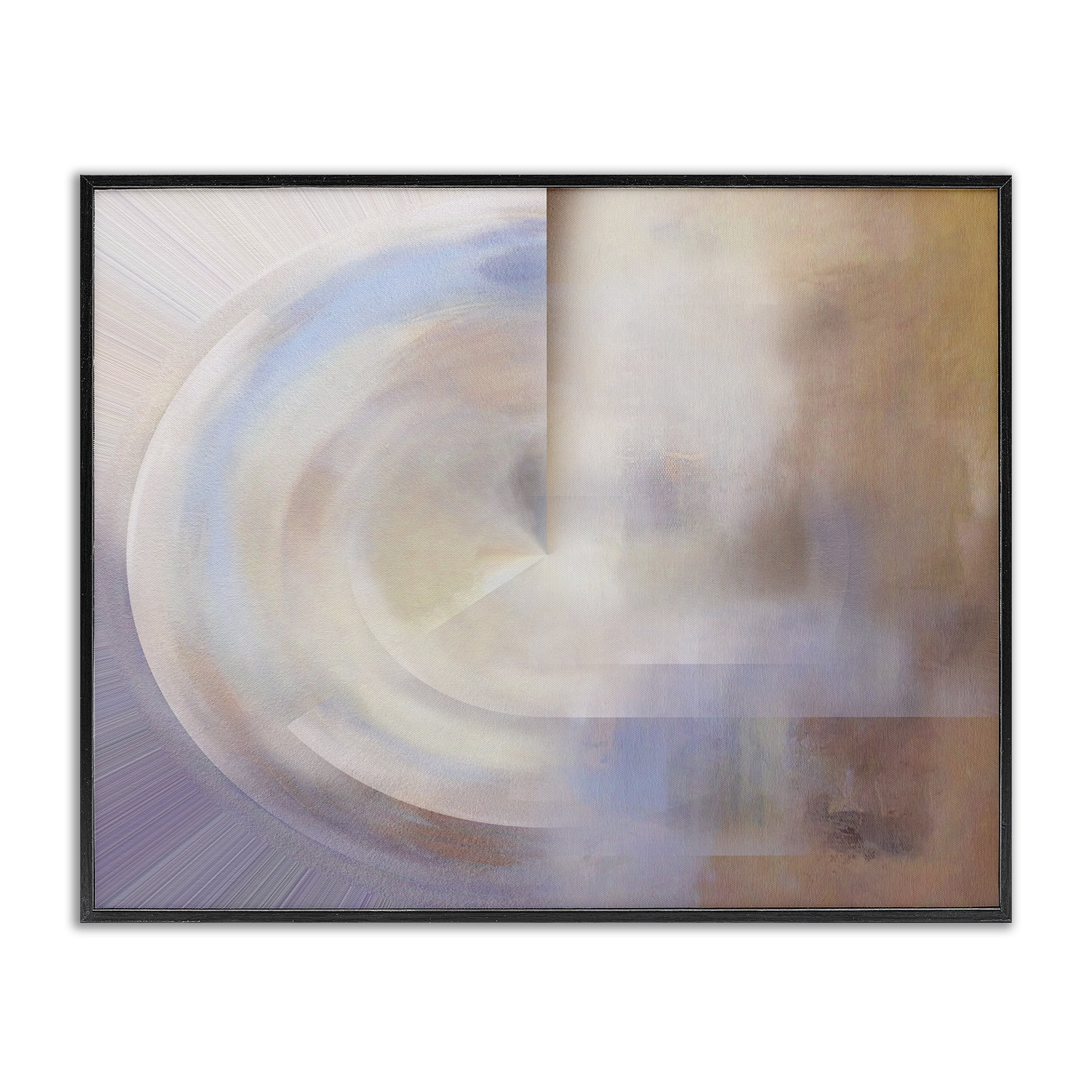 Stupell Industries Ghosts of New York Abstract Abstract Painting Black Framed Art Print Wall Art, 14 x 11