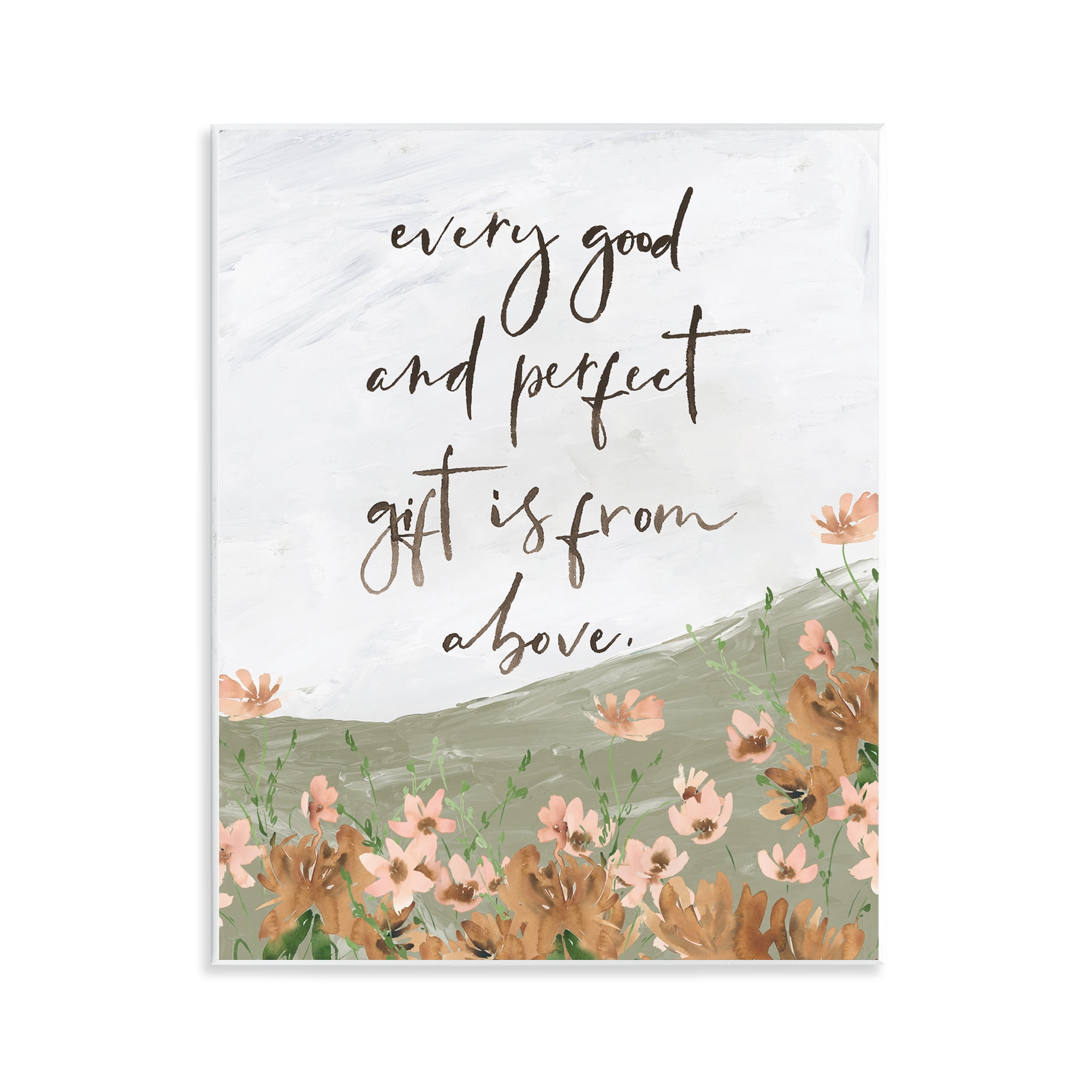 Stupell Industries Gifts From Above Religious Painting Unframed Art Print Wall Art, 11 x 14