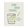 thumbnail image 1 of Stupell Industries Modern Gin & Tonic Recipe Canvas Art, 24 x 30, by Victoria Barnes, 1 of 8