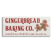 Stupell Industries Gingerbread Baking Co Holiday Holiday Painting Gallery Wrapped Canvas Print Wall Art