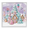 thumbnail image 1 of Stupell Industries Gingerbread Candy Town Holiday Painting White Framed Art Prints Wall Art, 17 x 17, 1 of 10