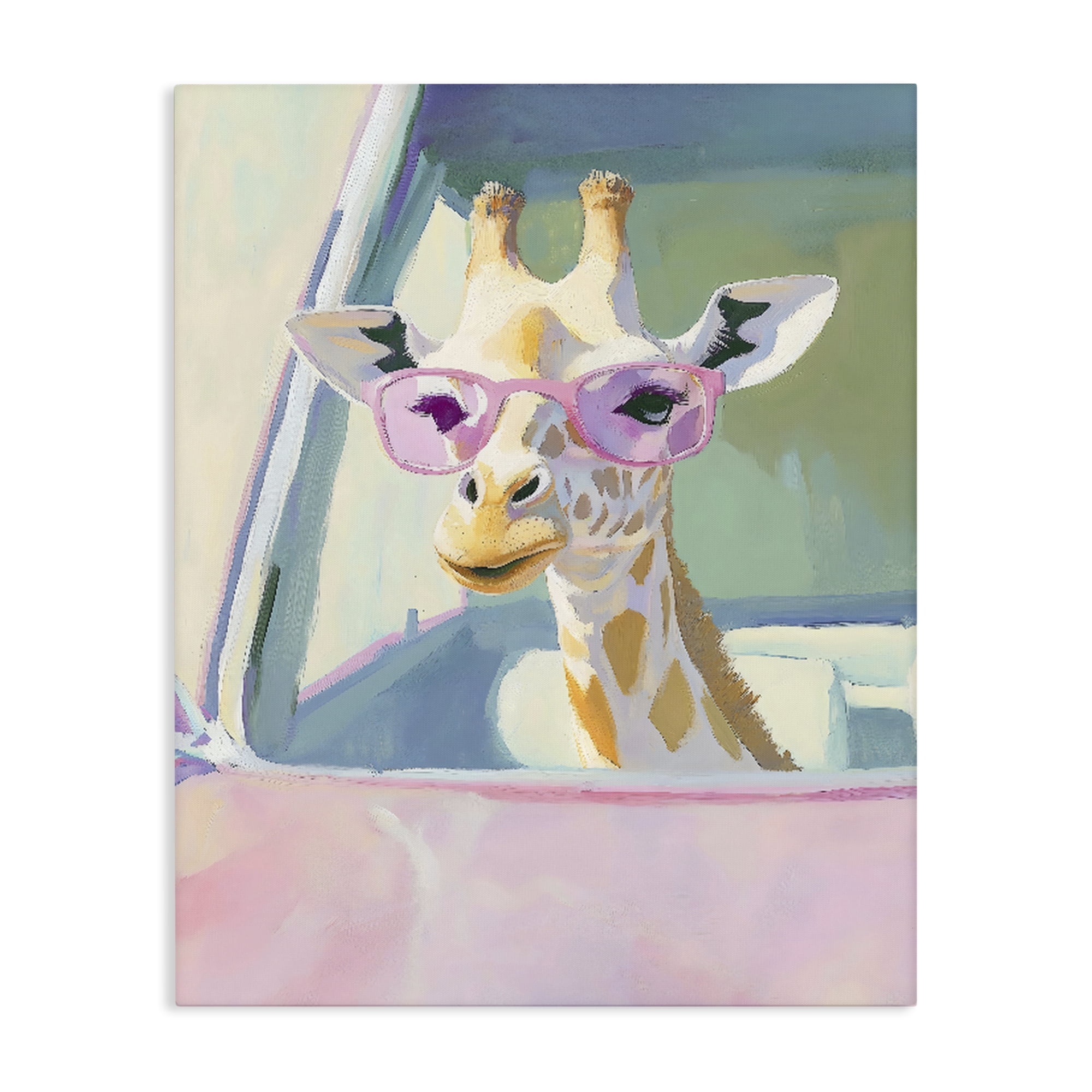 Stupell Industries Giraffe Car Ride Canvas Wall Art, design by The Prints Vibe
