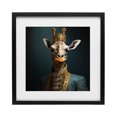 thumbnail image 1 of Stupell Industries Art Deco Giraffe Gaze in Regal Crown Black Framed Print Under Glass, 13 x 13, by Lazar Studio, 1 of 8