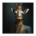thumbnail image 1 of Stupell Industries Art Deco Giraffe Gaze in Regal Crown Canvas Art, 17 x 17, by Lazar Studio, 1 of 8