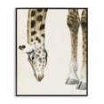thumbnail image 1 of Stupell Industries Contemporary Giraffe Grazing Safari Animal Black Framed Giclee Art, 11 x 14, by Grace Popp, 1 of 6