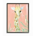 thumbnail image 1 of Stupell Industries Giraffe Portrait Animal Pink Green Painting Framed Wall Art by Main Line Studio, 1 of 1