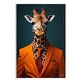 thumbnail image 1 of Stupell Industries Giraffe in Formal Suit Animals & Insects Painting Unframed Art Print Wall Art, 13 x 19, 1 of 7