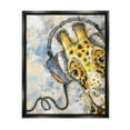 thumbnail image 1 of Stupell Industries Giraffe with Headphones Animals & Insects Painting Black Floater Framed Art Print Wall Art, 25 x 31, 1 of 10