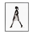 thumbnail image 1 of Stupell Industries Girl In Black Coat Silhouette Black Framed Giclee Art design by Simone Elum, 14 x 11, 1 of 8