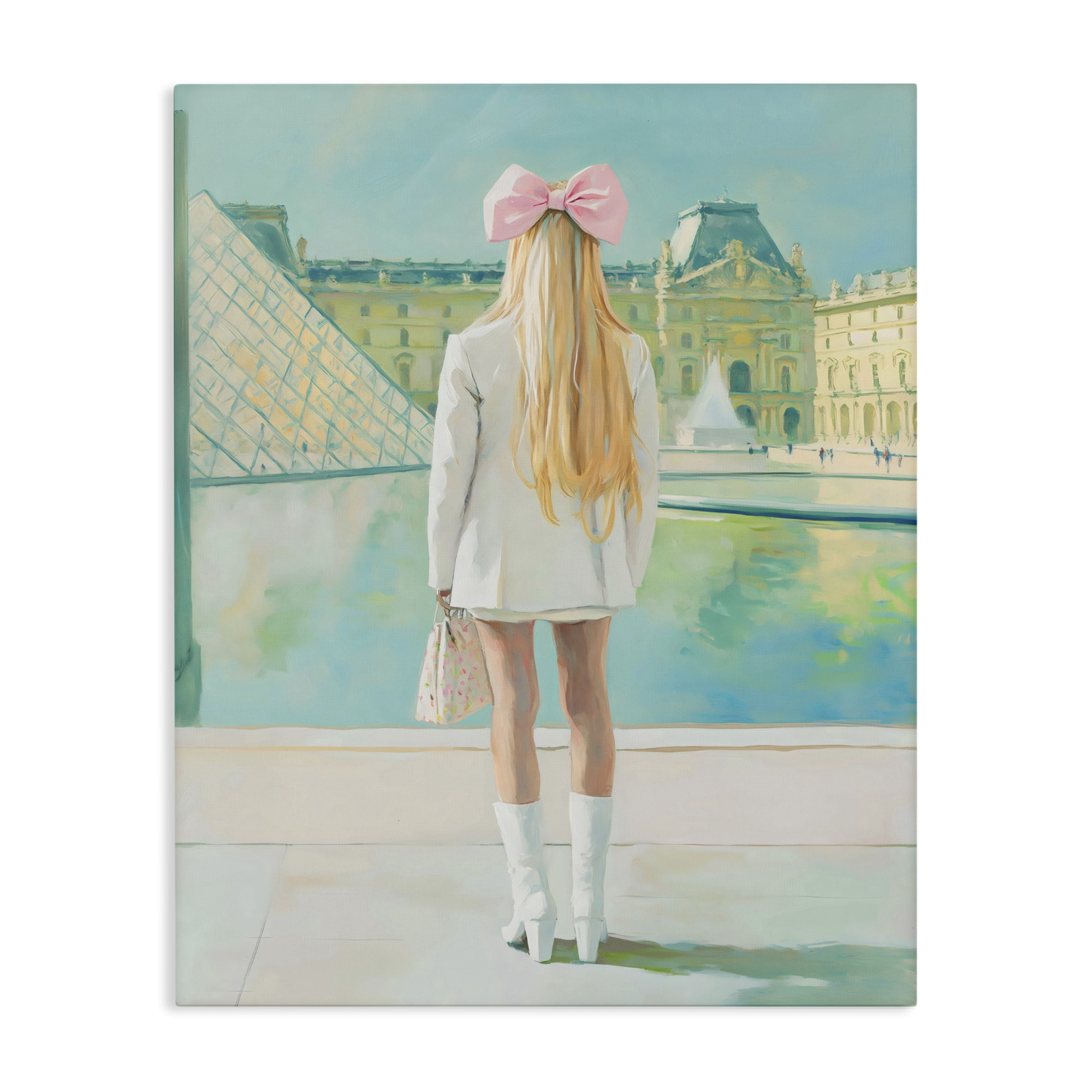 Stupell Industries Girl In Paris Observing Canvas Wall Art, design by The Prints Vibe
