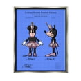 thumbnail image 1 of Stupell Industries Girl Mouse Toy Blueprint Graphic Art Luster Gray Floating Framed Canvas Print Wall Art, Design by Karl Hronek, 1 of 9
