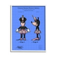 thumbnail image 1 of Stupell Industries Girl Mouse Toy Blueprint Graphic Art White Framed Art Print Wall Art, Design by Karl Hronek, 1 of 7