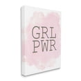 thumbnail image 1 of Stupell Industries Girl Power Abbreviated Text Abstract Pink Texture Canvas Wall Art by Kim Allen, 1 of 1