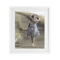 thumbnail image 1 of Stupell Industries Coastal Girl With Sun Hat Walking White Framed Print Under Glass, 13 x 16, by Kendra Dew, 1 of 8