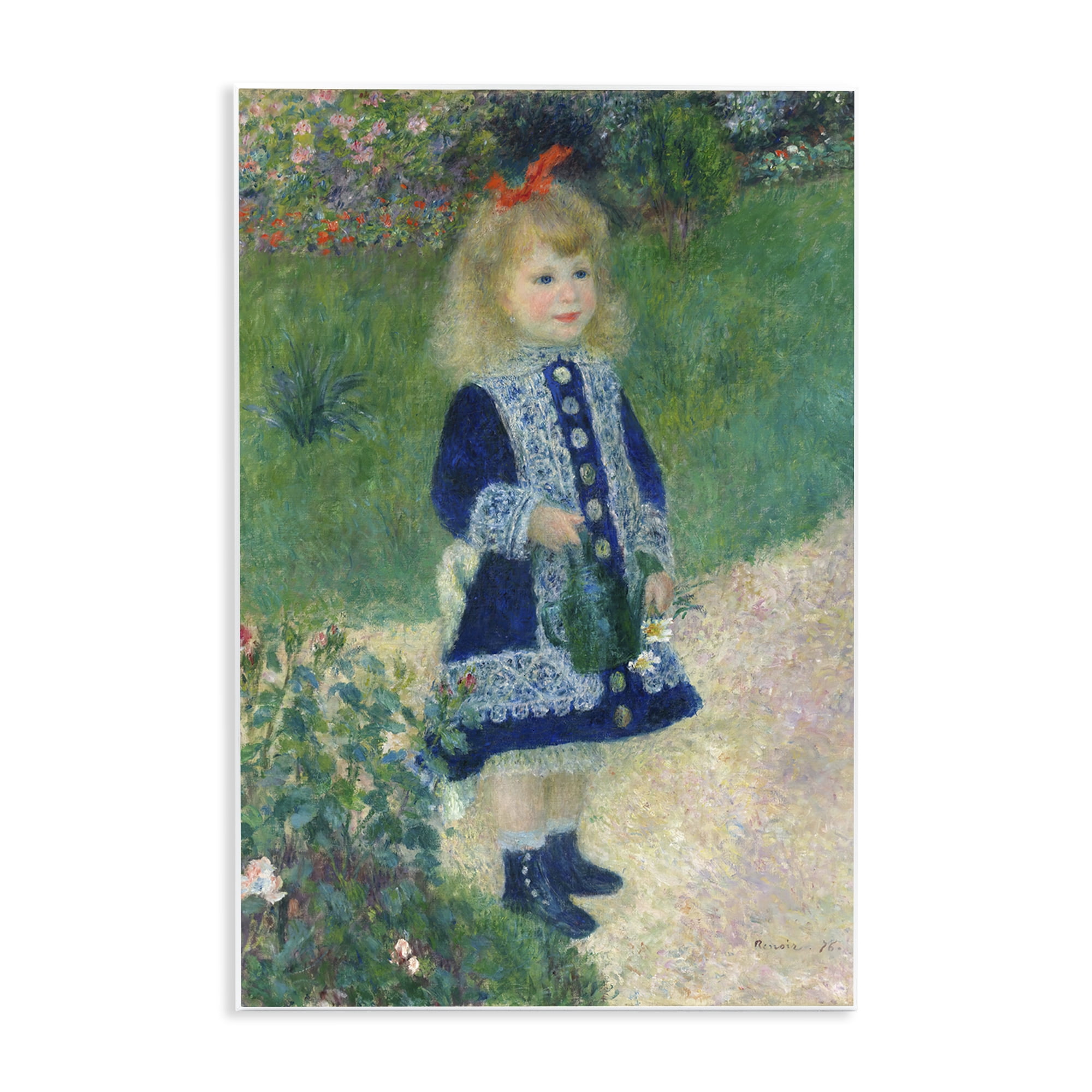 Stupell Industries Girl With Watering Can Wall Plaque Art, design by Tina LeCour
