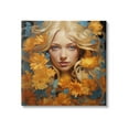 thumbnail image 1 of Stupell Industries Girl with Cascading Flowers Botanical & Floral Painting Gallery Wrapped Canvas Art Print Wall Art, 24 x 24, 1 of 8