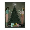 thumbnail image 1 of Stupell Industries Girls & Christmas Tree Holiday Painting Gallery Wrapped Canvas Art Print Wall Art, 30 x 40, 1 of 8