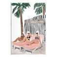 thumbnail image 1 of Stupell Industries Girls Lounging Tropical Vacation Coastal Painting Unframed Art Print Wall Art, 1 of 6