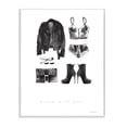 thumbnail image 1 of Stupell Industries Girls Nite Out Slang Quote Female Fashion Mood Wall Plaque, 13 x 19, Design by Mercedes Lopez Charro, 1 of 6