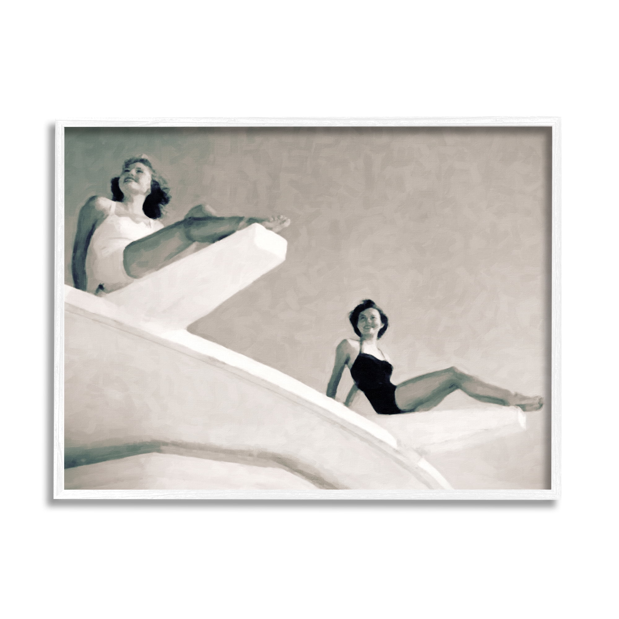 Stupell Industries " Girls On Diving Boards " by Graffi*Tee Studios