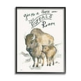 thumbnail image 1 of Stupell Industries Give Me A Home Phrase Buffalo Wild West Animal,11 x 14, Design by Jessica Mingo, 1 of 5