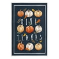thumbnail image 1 of Stupell Industries Give Thanks Autumn Pumpkins Graphic Art Unframed Art Print Wall Art, Design by Elizabeth Tyndall, 1 of 6