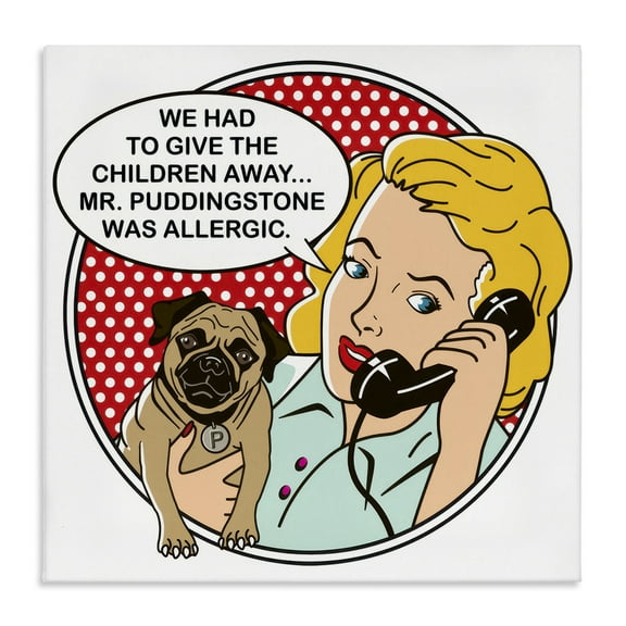 Stupell Industries Give The Children Away Animals Painting Wrapped Canvas Art Print Wall Art, 17 x 17