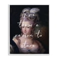 thumbnail image 1 of Stupell Industries Victorian Give Them A Reason To Stare White Framed Giclee Art, 11 x 14, by Tina LeCour, 1 of 8