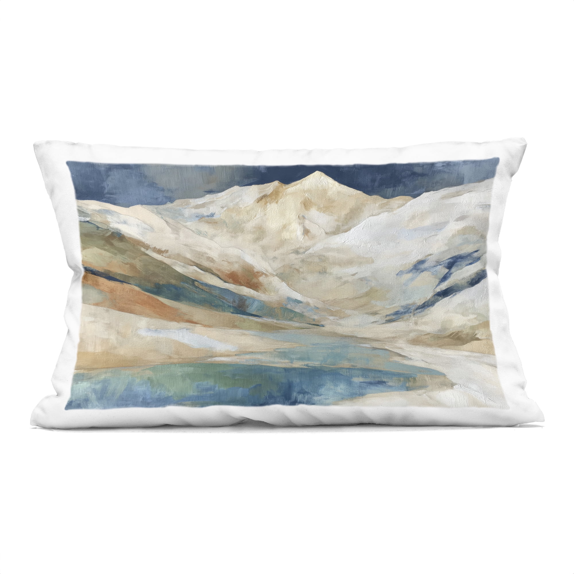 Stupell Industries Glacial Valley in Alaska Range Decorative Printed Throw Pillow, design by Chromatic Storm Studio, 14 x 7 x 20