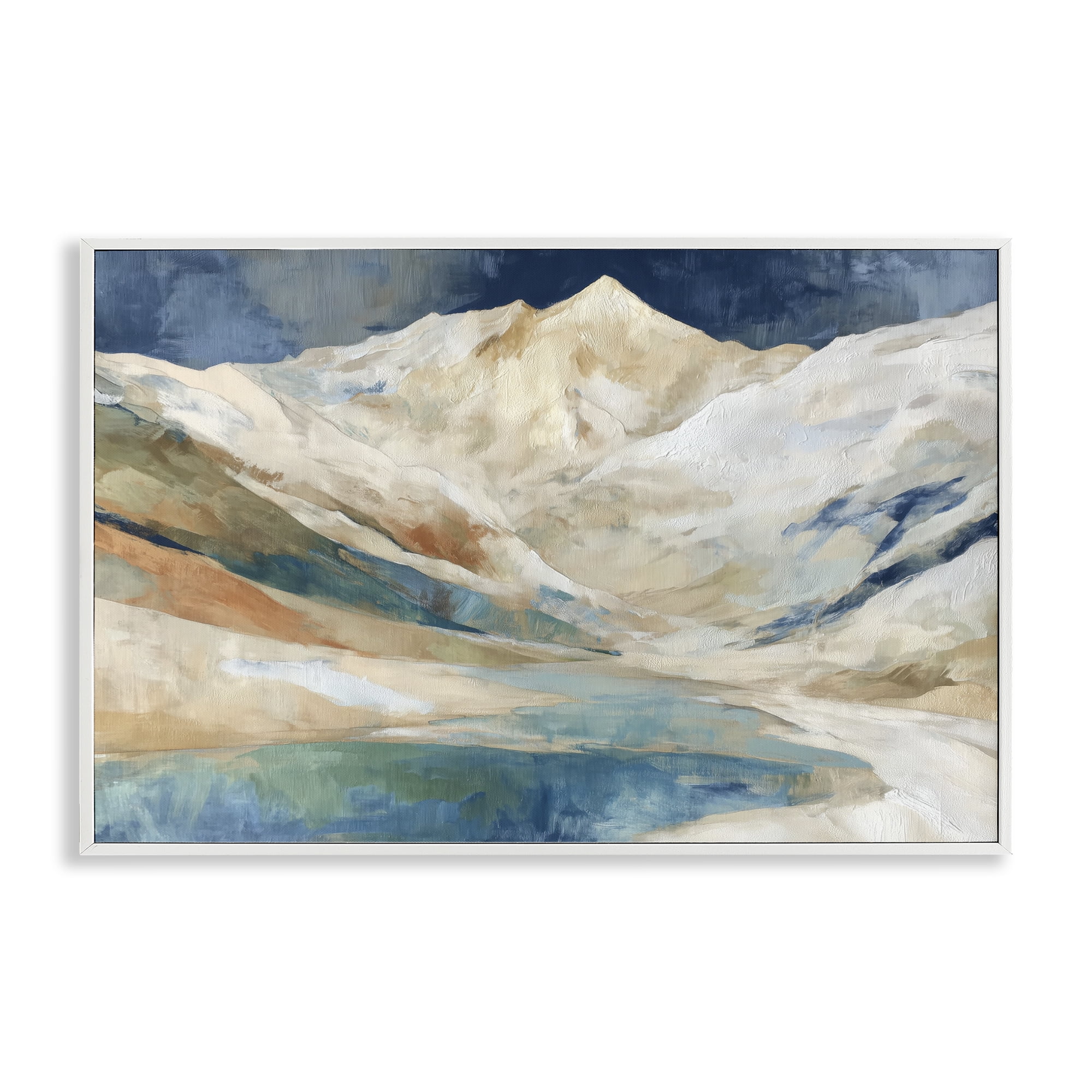 Stupell Industries Glacial Valley in Alaska Range White Framed Giclee Art, design by Chromatic Storm Studio