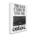 thumbnail image 1 of Stupell Industries Glam Bags Under My Eyes Black Bag Canvas Wall Art, 1 of 6