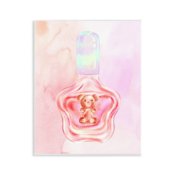 Stupell Industries Glam Bear Polish Beauty & Fashion Painting Unframed Art Print Wall Art, 11 x 14